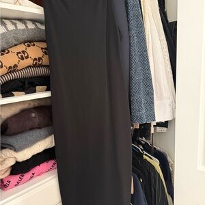 COS maxi Black Knit dress with open back  Sz M NWT